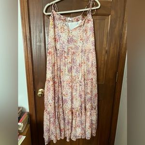 NWOT storia midi boho dress size large